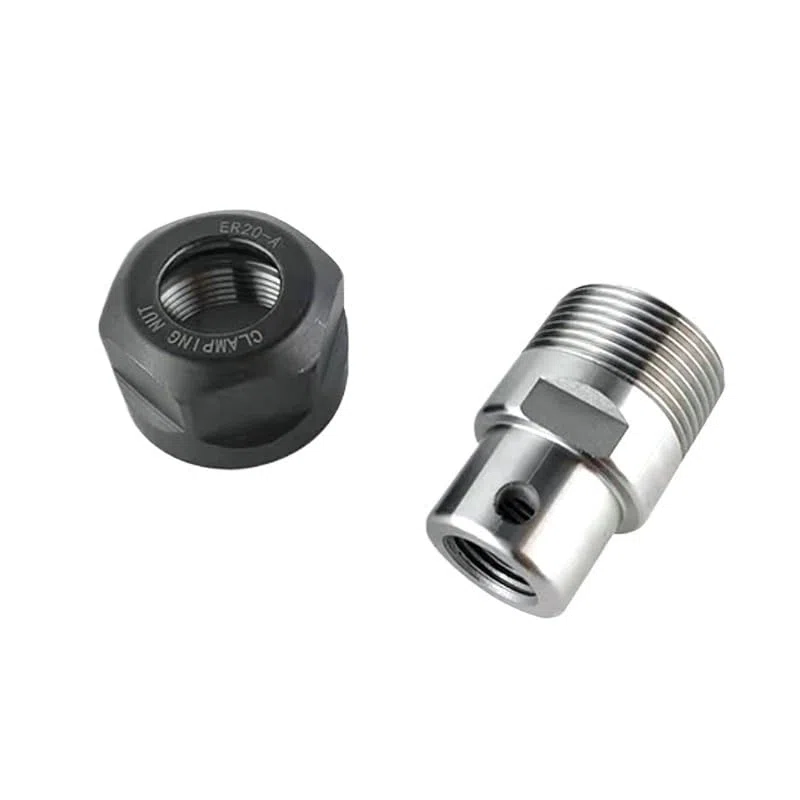 Portaherramientas ER de alta precisión for máquinas de grabado: poste de herramienta de rosca ER11, ER16, ER20, ER25 con velocidad de 30000 RPM-1 ud.(C25-ER25 (5-8 16unf))