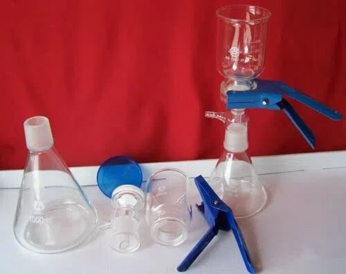 Aparato de filtración del laboratorio Buchner, Material de Laboratorio, Dispositivo del Frasco del Filtro de la Succión del Vacío 2000ml