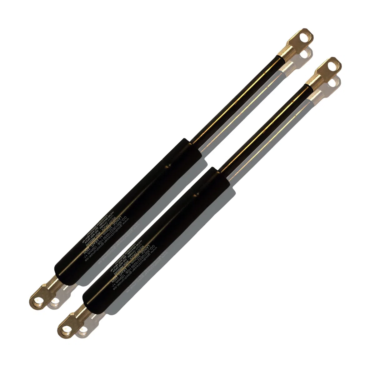 Resorte de gas de repuesto para Liftomat 082430 0200N de longitud, 226 mm, elevación de 80 mm, amortiguador de gas Kraft-200N con ojo (2 unidades)