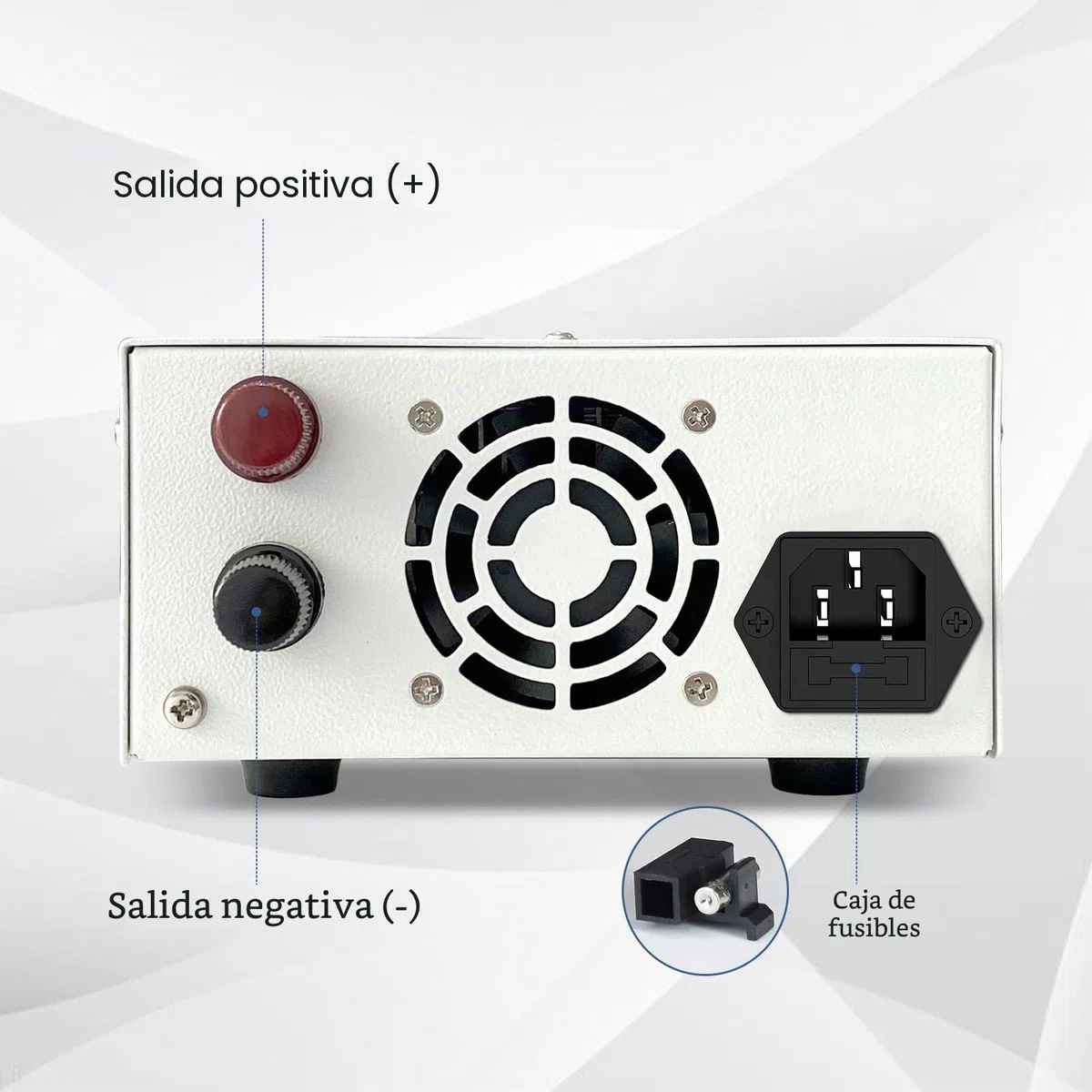 Fuente de alimentación Regulable CC 0-30V/0-20A,Fuente de alimentación Laboratorio con botón Output, Pantalla Digital LED de 4 dígitos con Alta precisión,Ajuste de codificador