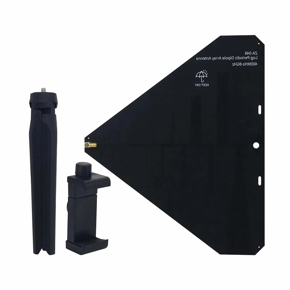 ZA-048 - Antena periódica de registro de 400 MHz-8 GHz, dipolo para receptores de analizador de espectro para herramienta de medición de prueba, accesorio