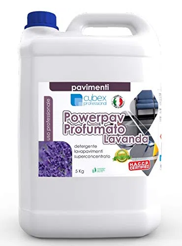 cubex professional Limpiador detergente superconcentrado con perfume de lavanda para suelos Power PAV 4 x 5 kg