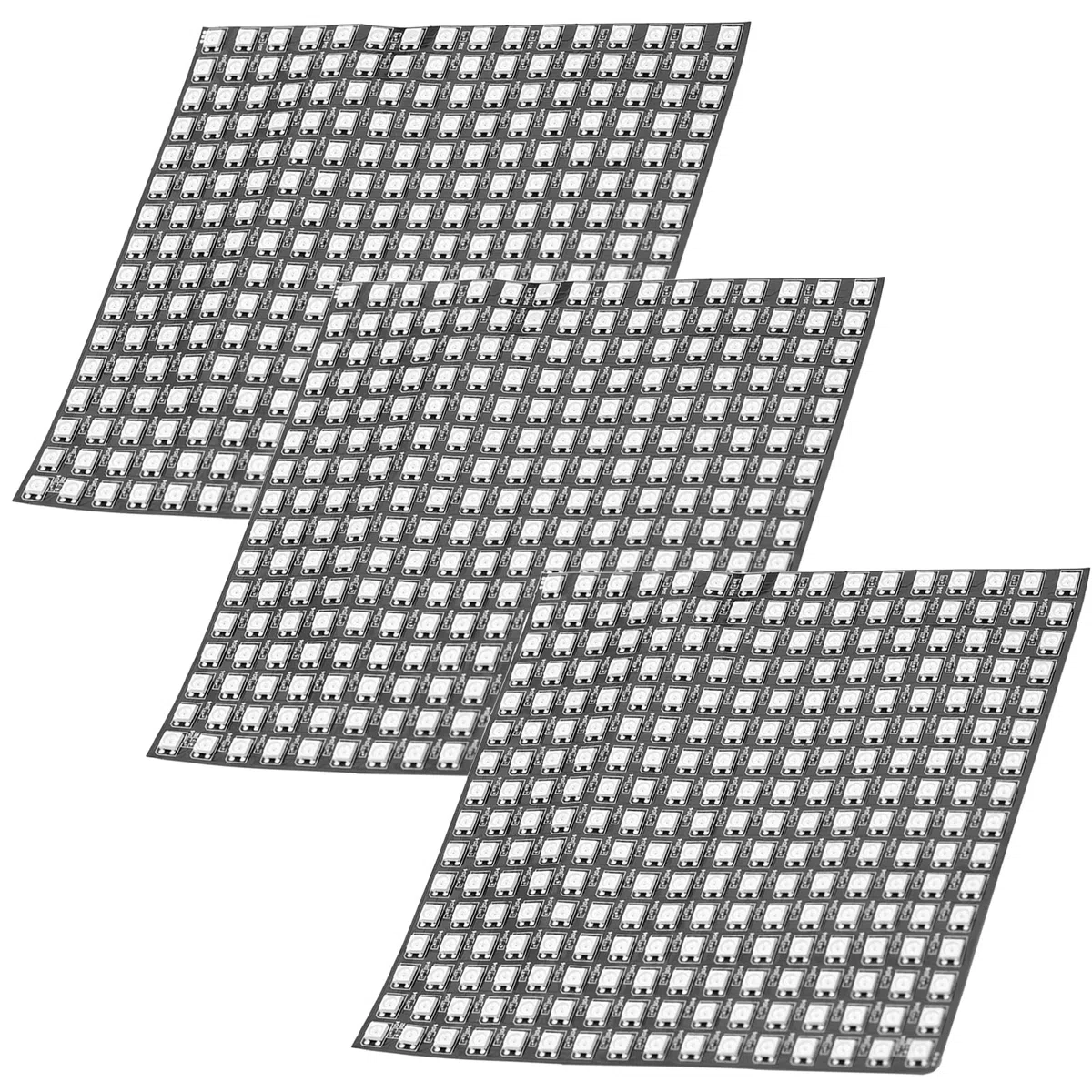 AZDelivery 3x RGB LED Panel WS2812B 16x16 256 LEDs pantalla led flexible Module 5050SMD IC Un solo direccionable funciones a todo color con DC5V Compatible con Raspberry Pi