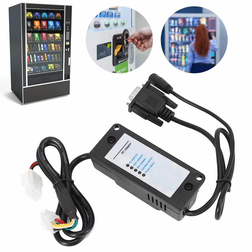 lyrlody Adaptador Convertidor RS232, Interfaz MDB para Máquina Expendedora, Conexión Aceptador de Monedas, USB a RS232