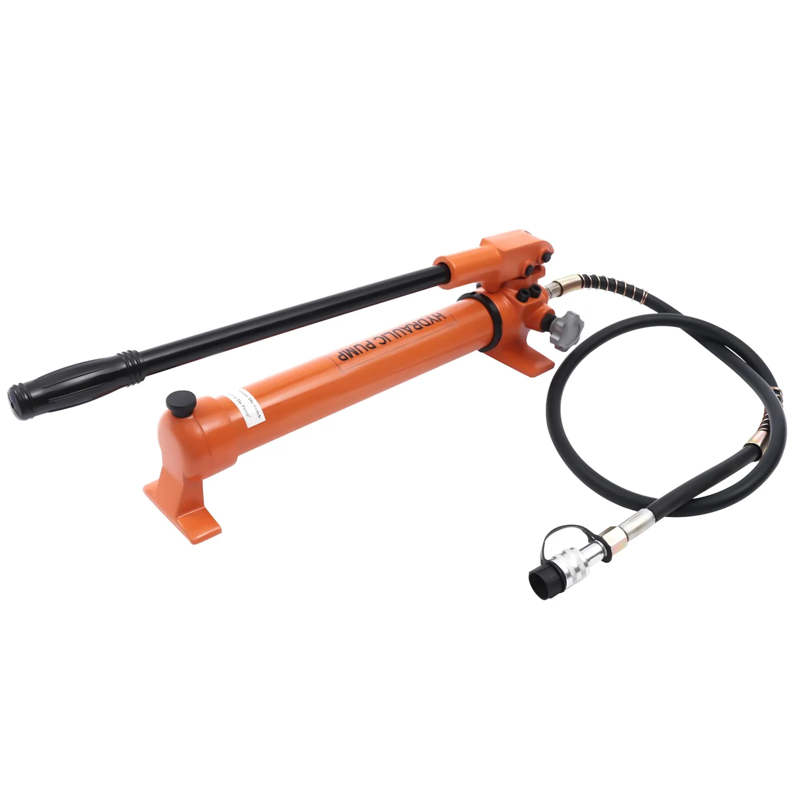 Bomba hidráulica manual, bomba hidráulica con manómetro y mangueras de 1,9 m, 900 cc 700 bar, bomba hidráulica manual para herramientas hidráulicas, elevadores cilíndricos, máquinas de prensado