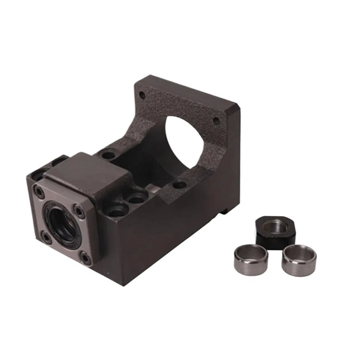 GTPBAO Base integrada del Motor HM15-86, soporte de extremo BF15, soporte del Motor de acero, montaje de fijación de tornillo de bola, Motor paso a paso SFU2005 Nema34 de 86mm eje posición(C7)