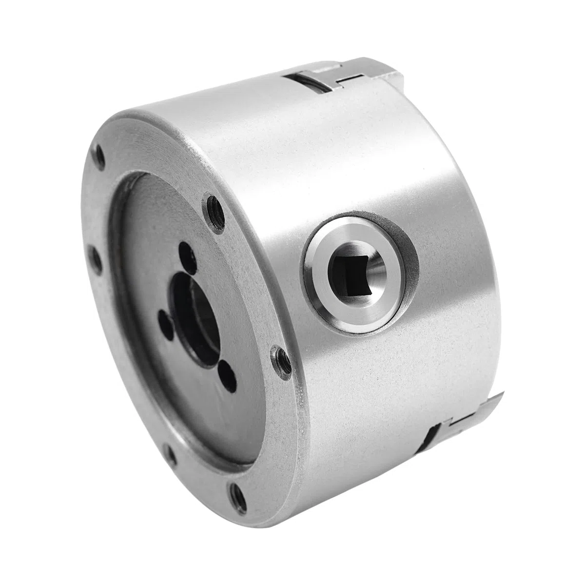 Mandril Giratorio de Metal Autocentrado de 3 Mordazas, Mandril De Torno Autocentrante 100mm, Rango de Sujeción 30-90 mm, para Torno, Rectificadoras, Fresadoras