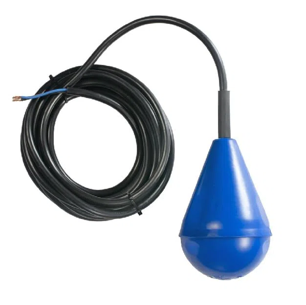 Interruptor de Flotador E-FLY 10 m, Regulador de Nivel para Aguas Residuales y Turbulentas, Control de Nivel para Bombas, Made in Italy