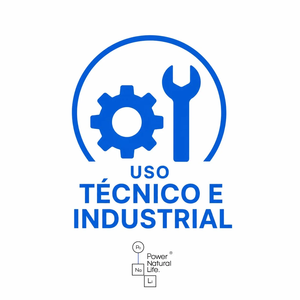 Ácido Clorhídrico 0,1 N (HCl) Líquido | Power Natural Life | Botella 1 l | Uso Técnico e Industrial | Reactivo Químico para Laboratorio