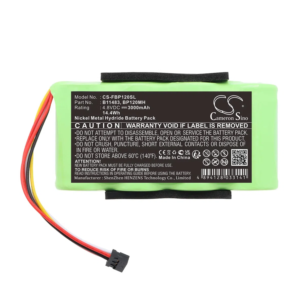 TECHTEK Batería 3000mAh Compatible con [Fluke] para Fluke 123 (Firmware Below V2.0), para Fluke 123S (Firmware Below V2.0), para 43 Power Quality Analyzers, para 43B Power Quality FBA
