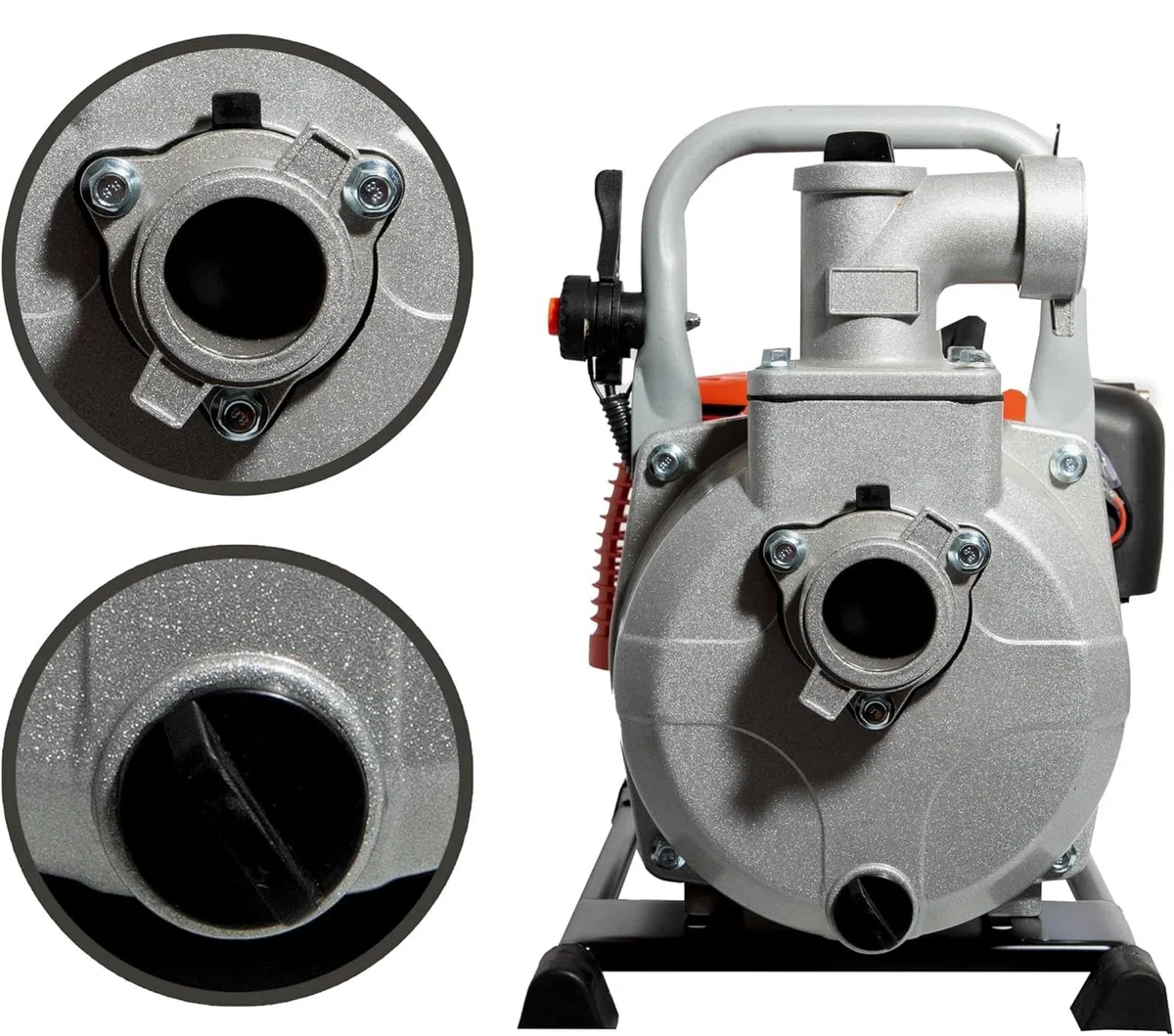 Motobomba 1,5¨ a gasolina Bomba de agua Motor 2 tiempos 15.000l/h