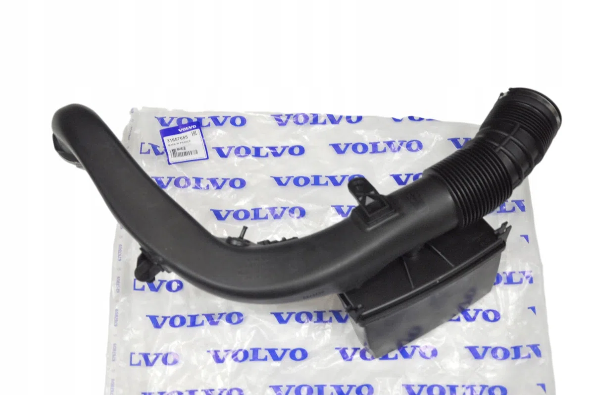Volvo S60 V60 Resonador de tubo de admisión 2.0 D 2.4D - Negro - 1 pieza - HARDWARE_TUBING - Resonador de entrada
