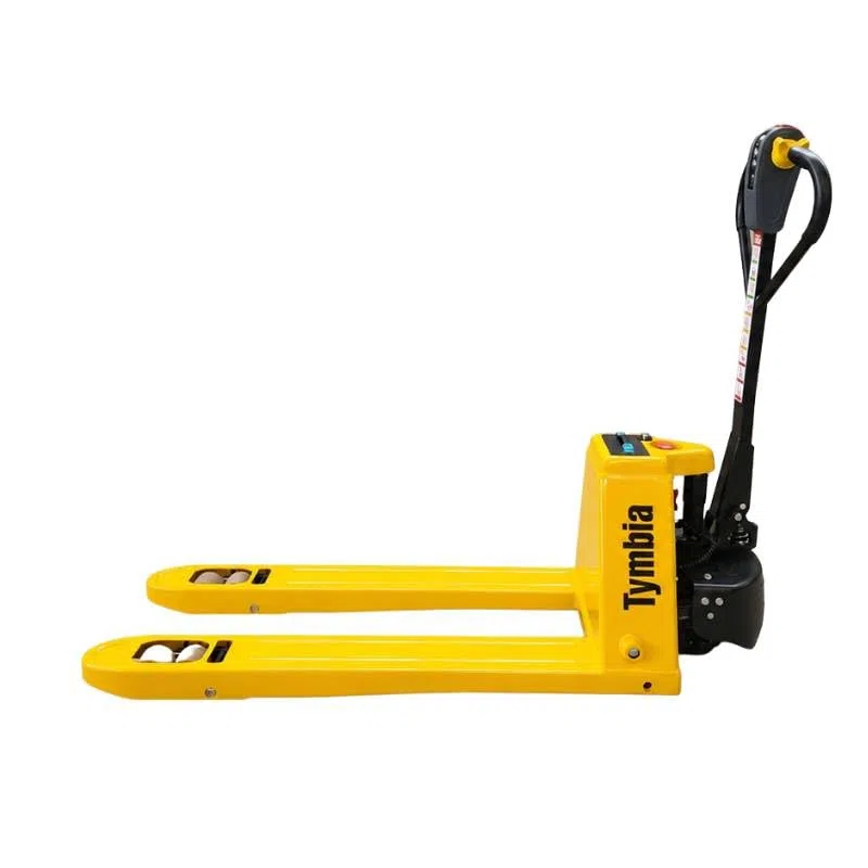 Transpaleta Eléctrica, 1500 kg, 48V/10Ah, Litio, 550x1150 mm, Pallet Jack con Batería Extraíble