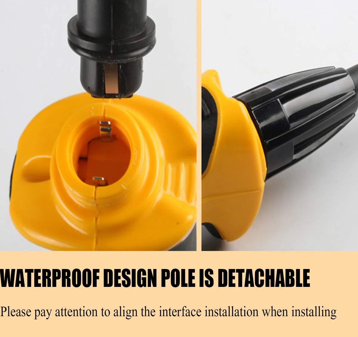 Palo EléCtrico para Conducir Cerdos,Palo de Prod para Ganado Seguridad Animal Electric Shock Prod para Perros Vaca Cerdo Cabras EléCtrico,57CM