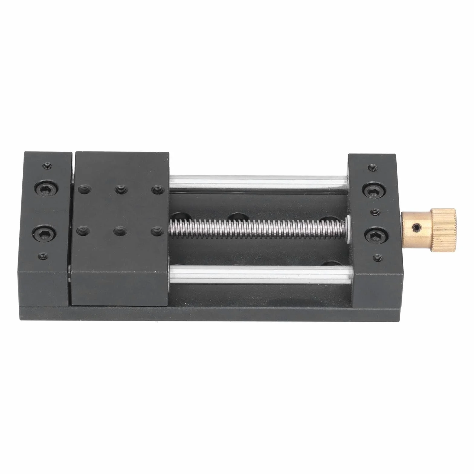 Eujgoov Escenario lineal Manual Guía lineal Mesa deslizante Tornillo de bola Riel de movimiento Rodamiento lineal M5 ProvideMovimiento lineal para equipos de automatización