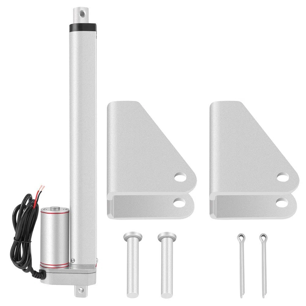 Hyuduo Actuador Lineal de 24 V, 300 Mm de, 750 N, Motor Eléctrico de Alta Resistencia para Elevación Industrial, Ajuste de sofá Cama, Protección IP54, Velocidad de 10 Mm/s, Rango de -26 ℉ a 122 ℉
