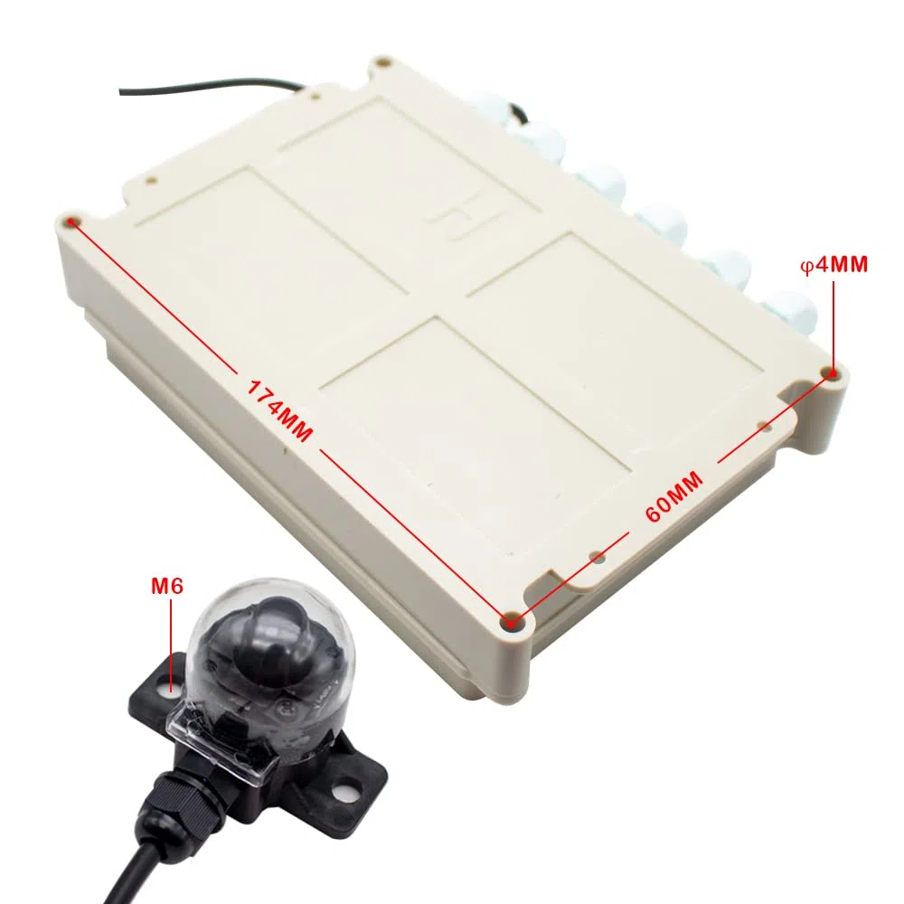 Toplionace Controlador de Seguimiento Automático Sun, Sistema de Seguimiento Solar Automático Seguimiento de Doble Eje Automáticamente Hacia el Control Remoto Sun (Eje Doble)