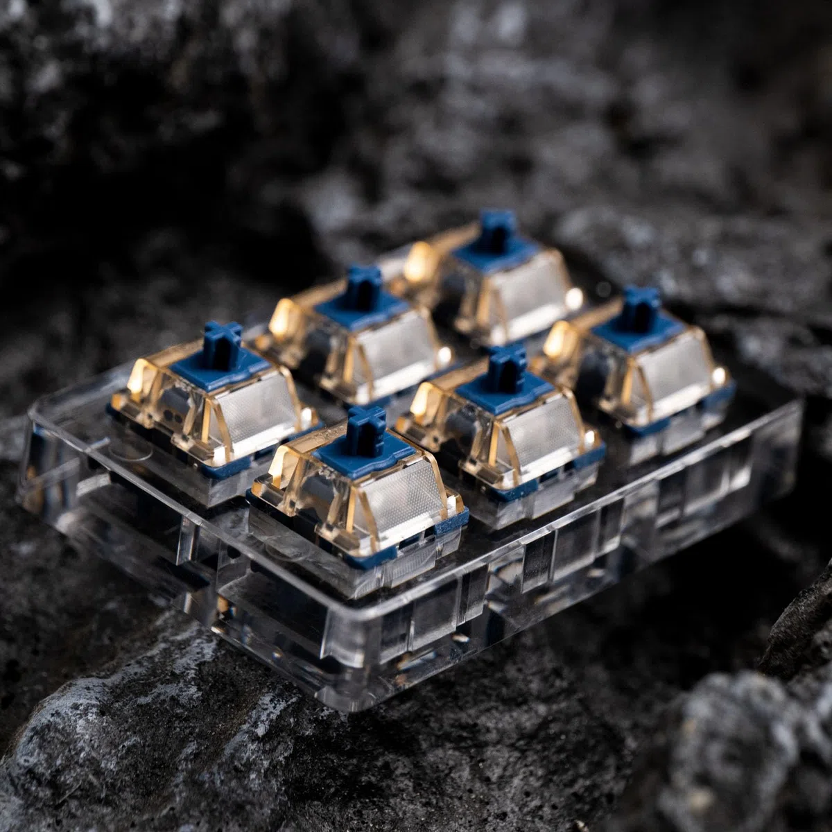 Akko Interruptor magnético Astrolink, Resorte de 20mm, 2 Pines lineales, prelubricados, con Ajuste Libre, prerrecorrido, Solo para teclados de Juegos HE magnéticos de Disparo rápido (Astrolink,45pcs)