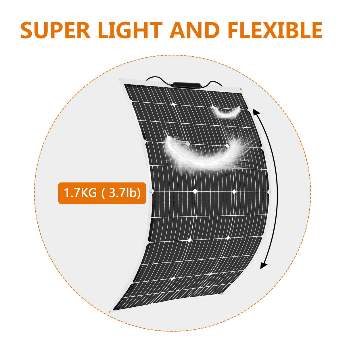 Kit Panel Solar Flexible 200W 12V 2x100W 18V 20A Controlador Cargador Baterías 12V/24V
