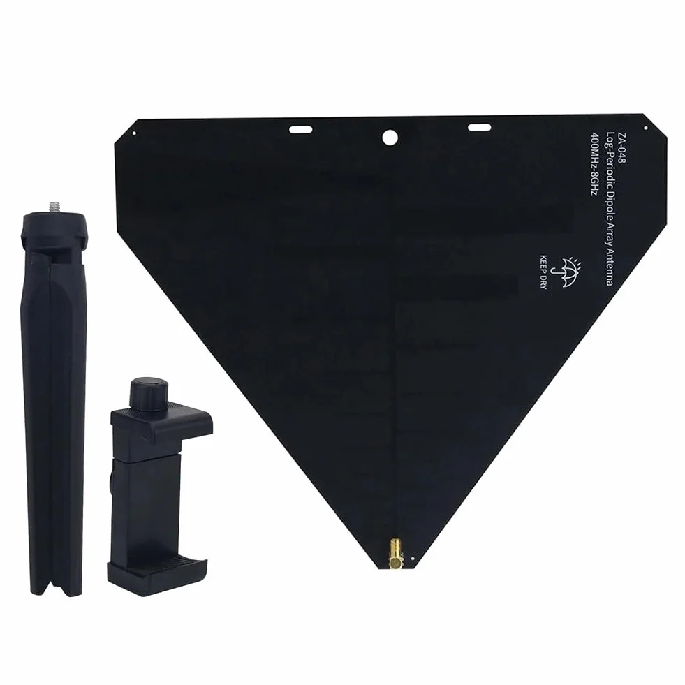 ZA-048 - Antena periódica de registro de 400 MHz-8 GHz, dipolo para receptores de analizador de espectro para herramienta de medición de prueba, accesorio