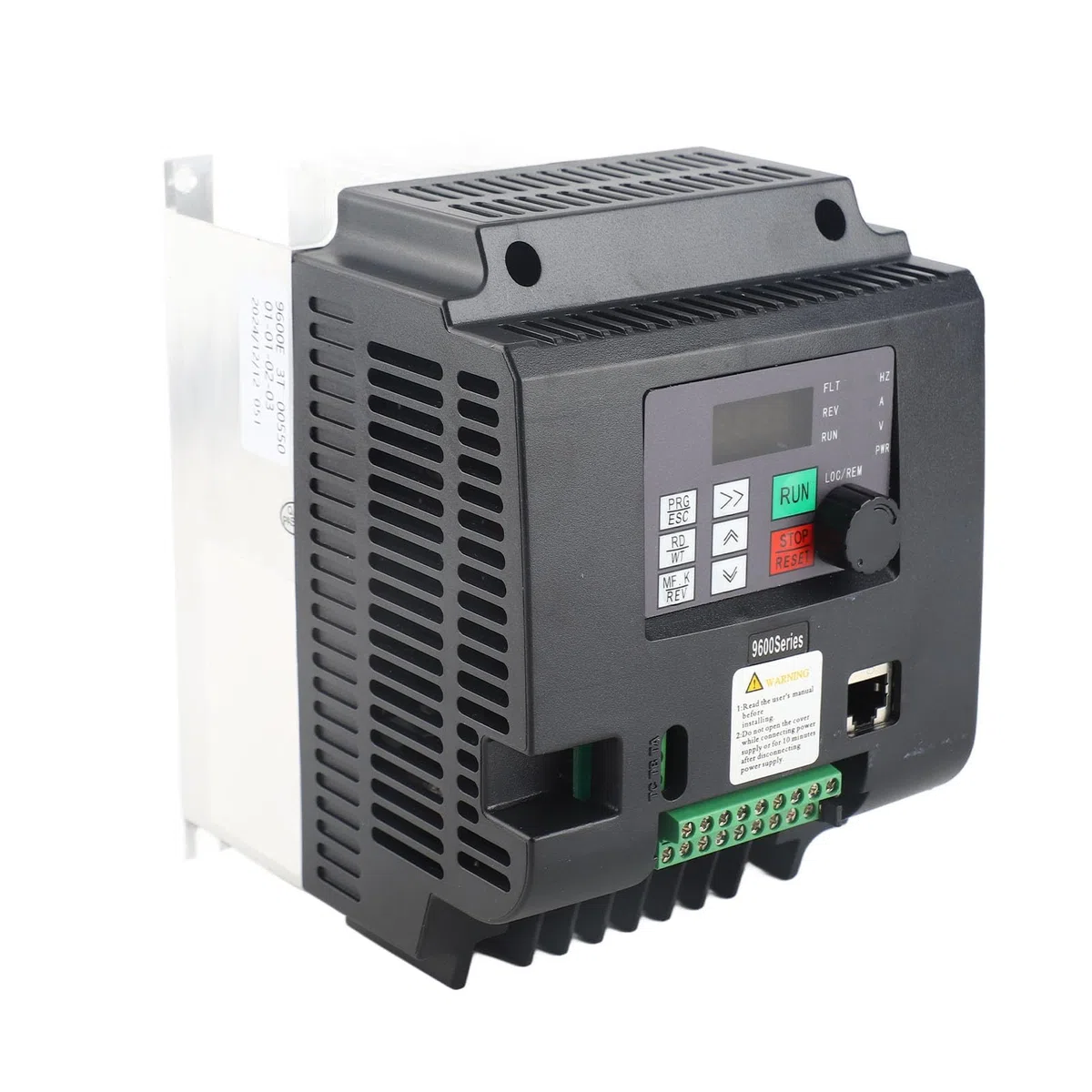 Hyuduo Convertidor de Frecuencia Solar Fotovoltaica de 5,5 KW, Entrada Trifásica de 400-700 V CC, Salida de 0-380 V CA con Controlador MPPT, Variador de Frecuencia para Hogares, Empresas e Industrias