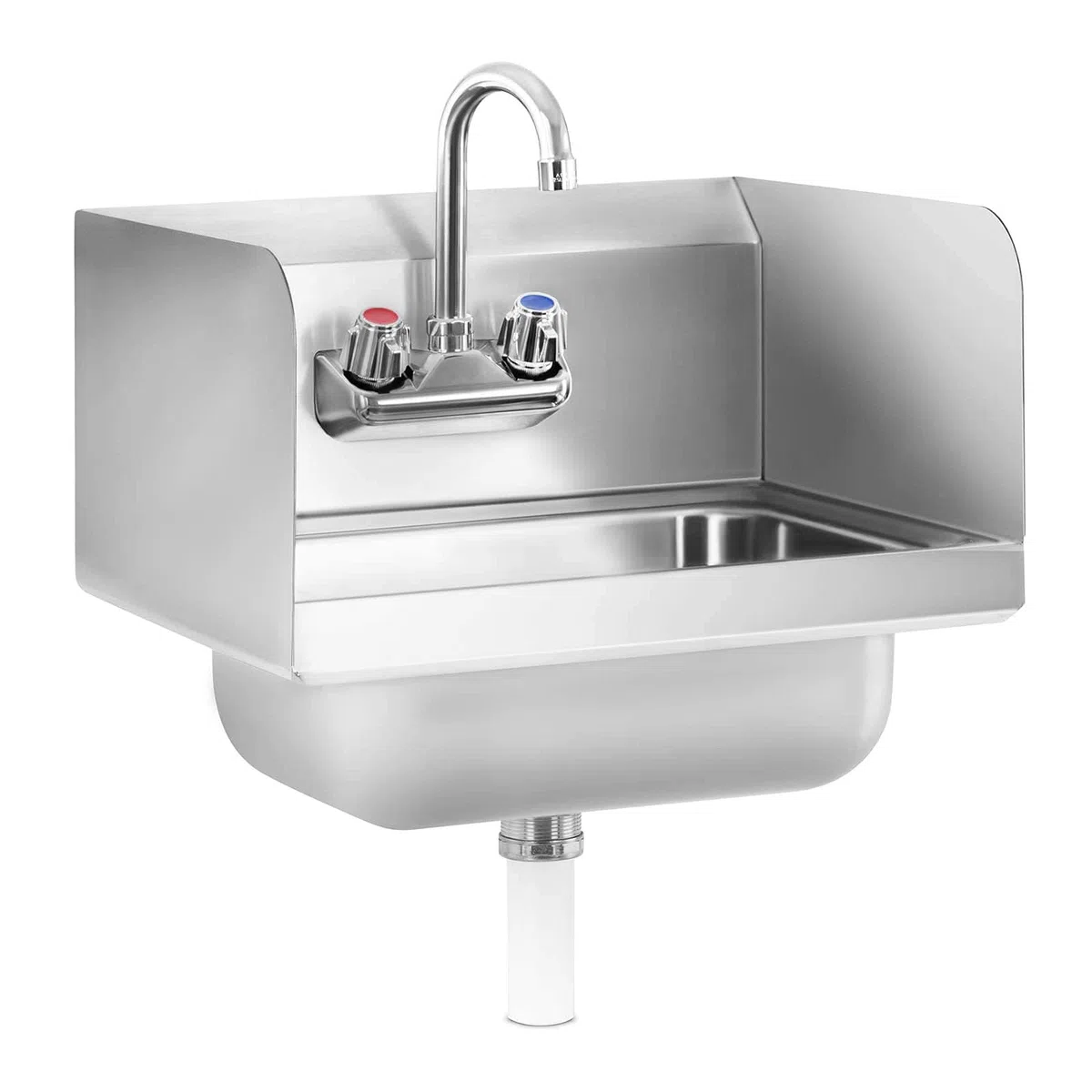 Royal Catering RCHS-2 Lavamanos Acero Inoxidable con Grifo