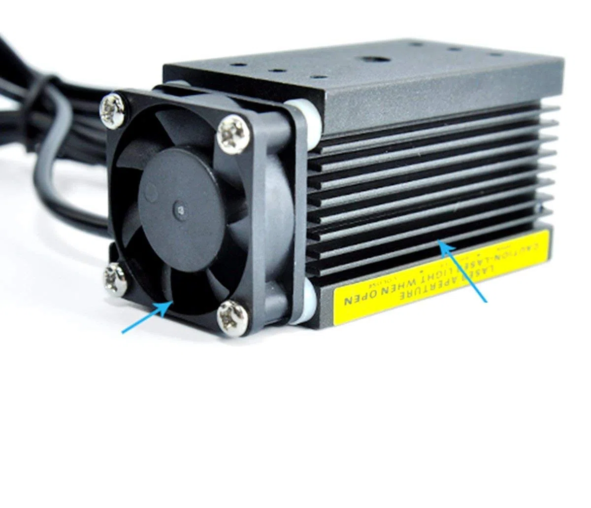 12V de alta potencia 405nm 500mW Focustable Ajustable Violeta Azul Diodo láser Punto Módulo de corte