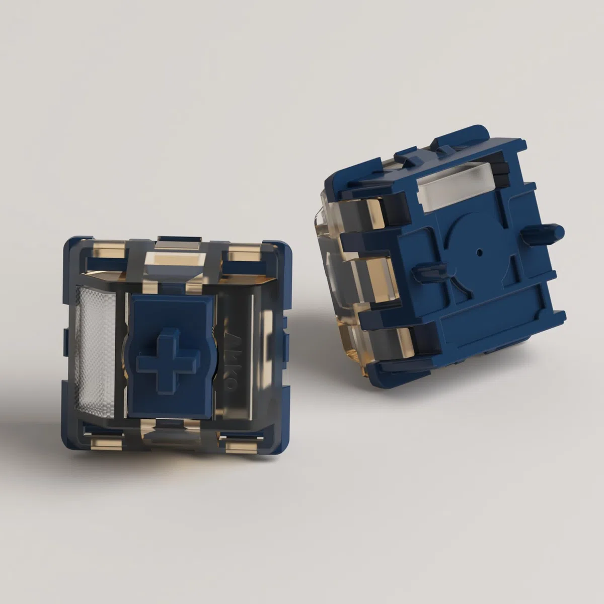 Akko Interruptor magnético Astrolink, Resorte de 20mm, 2 Pines lineales, prelubricados, con Ajuste Libre, prerrecorrido, Solo para teclados de Juegos HE magnéticos de Disparo rápido (Astrolink,45pcs)