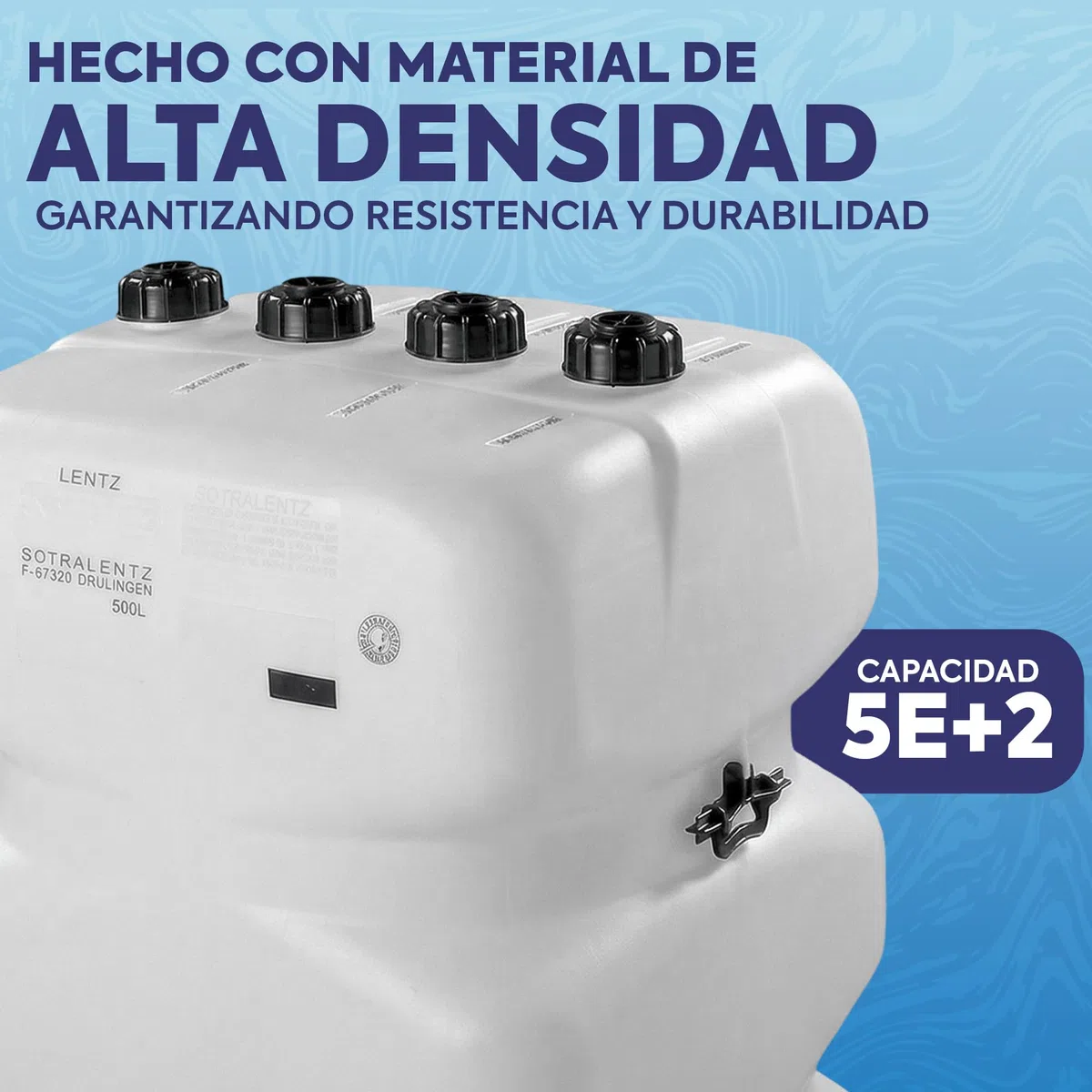 Depósito Gasoil 500 Litros | Polietileno Resistente Industrial