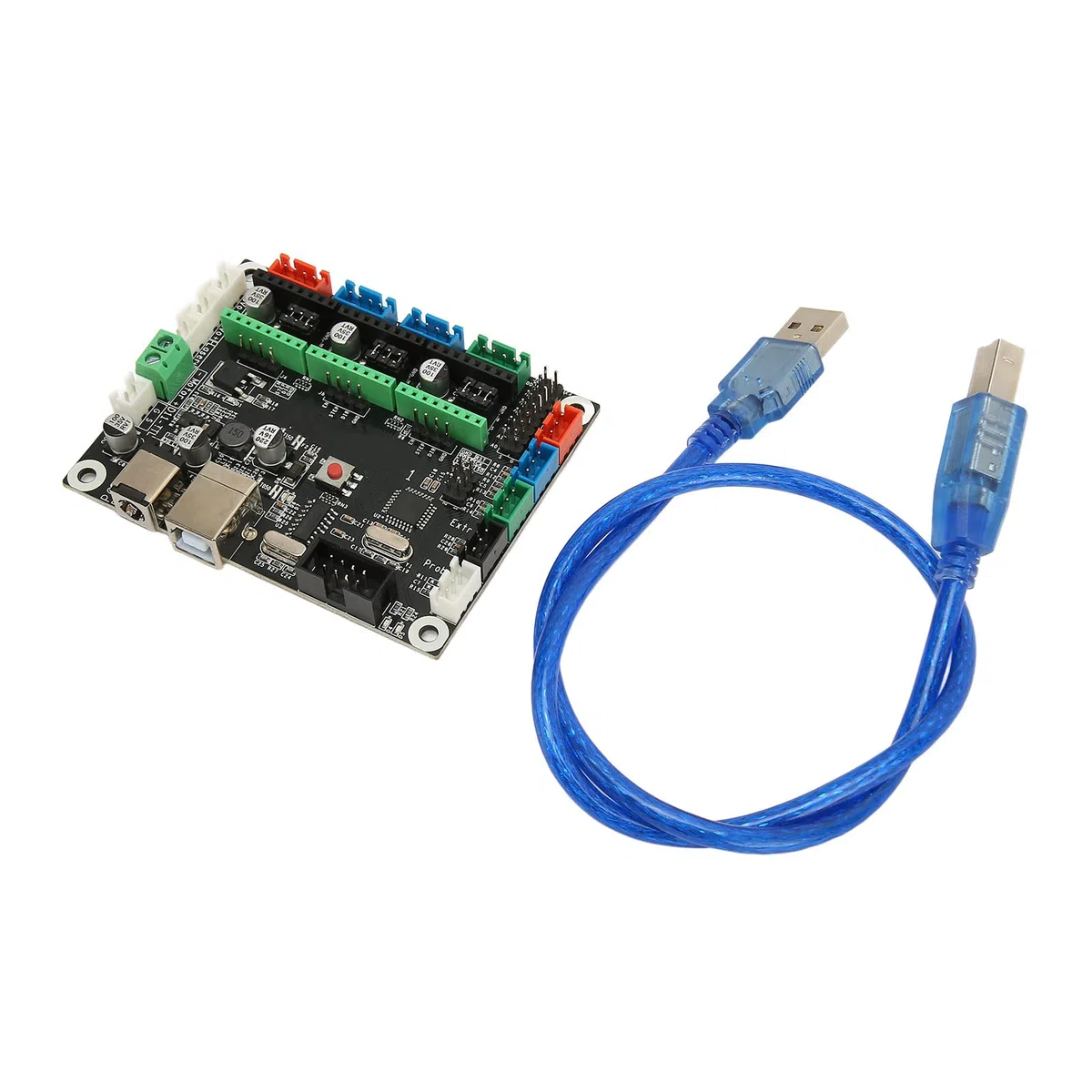 Placa Base MKS, MKS DLC V2.1 Controlador de Placa de Control de Impresora 3D Controlador Paso a Paso GRBL CNC Controlador Fuera de Línea Piezas de Máquina de Grabado para DRV8825 TMC2208 2209