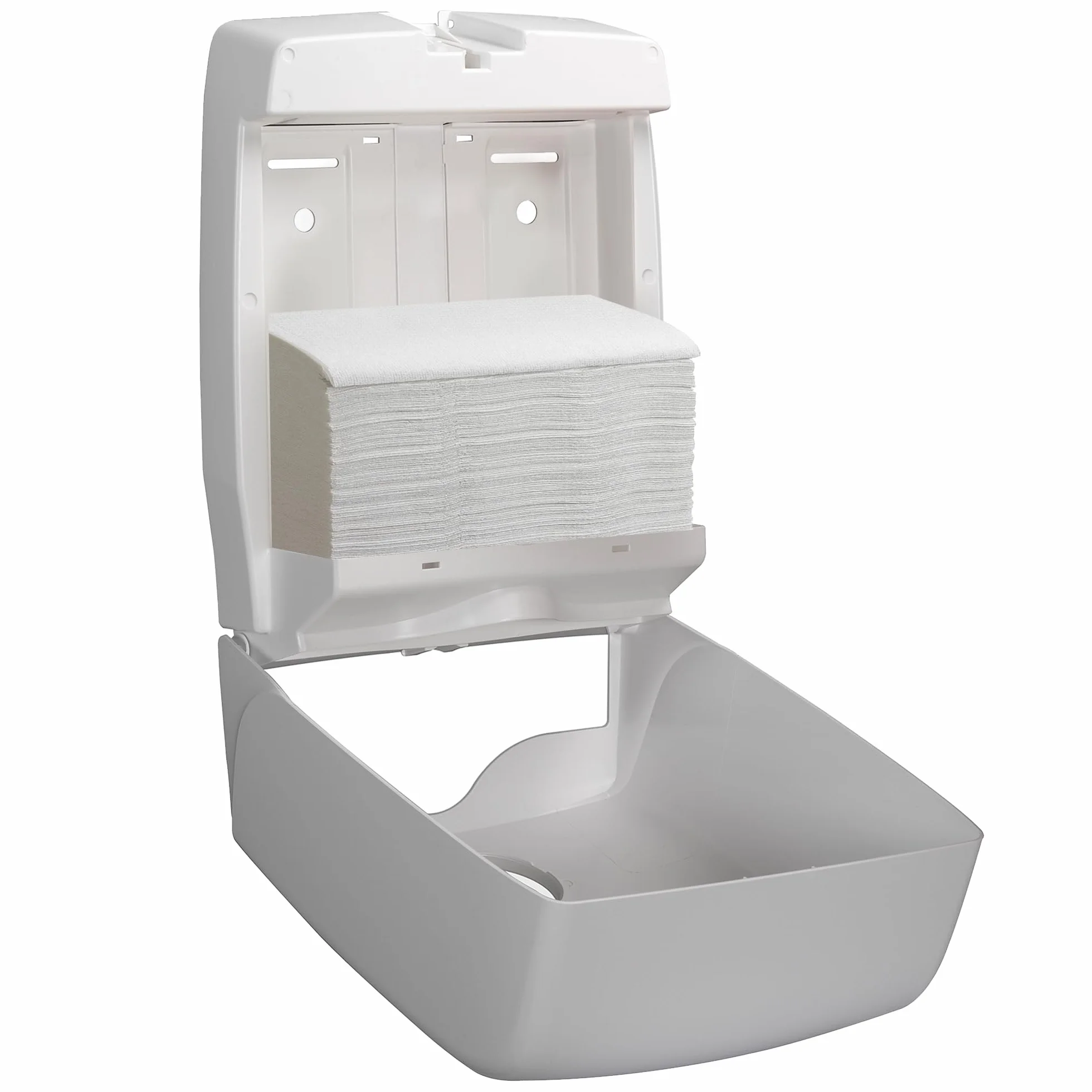 Scott Control Secamanos interplegados 6663, Papel secamanos plegado en M, 1 Capa, Absorbente y Resistente, 15 Paquetes x 212 Hojas de Papel Blancas (3.180 en total)