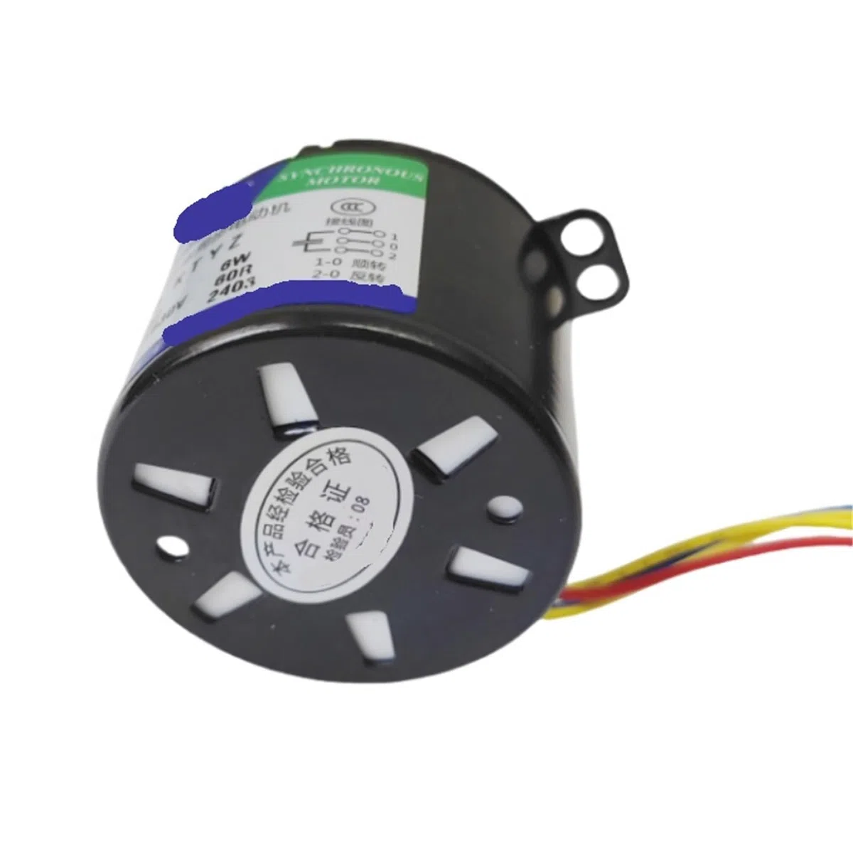 1 motorreductor reversible de 50 KTYZ, 220 V CA, 6 W, reductor de velocidad síncrono(1rpm)