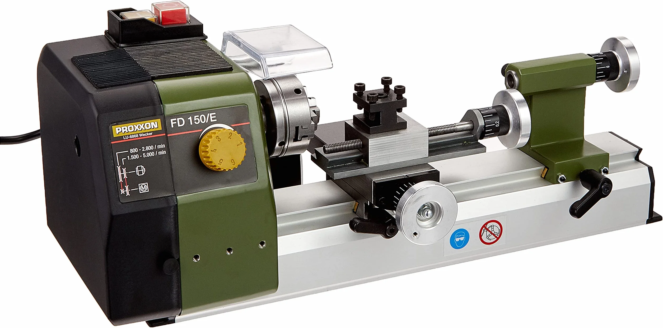 PROXXON 2224150 - Mini torno precisión fd 150/e, Metal