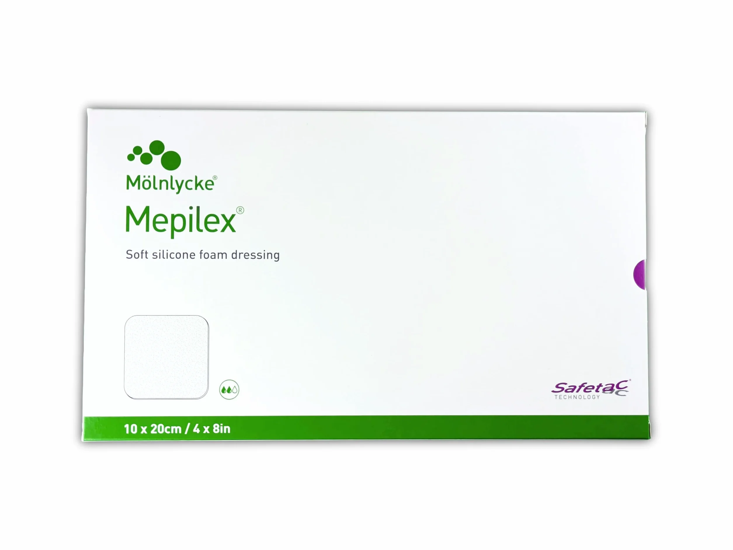 Mepilex 10 x 20 cm, Apósito para heridas, 5 uds.