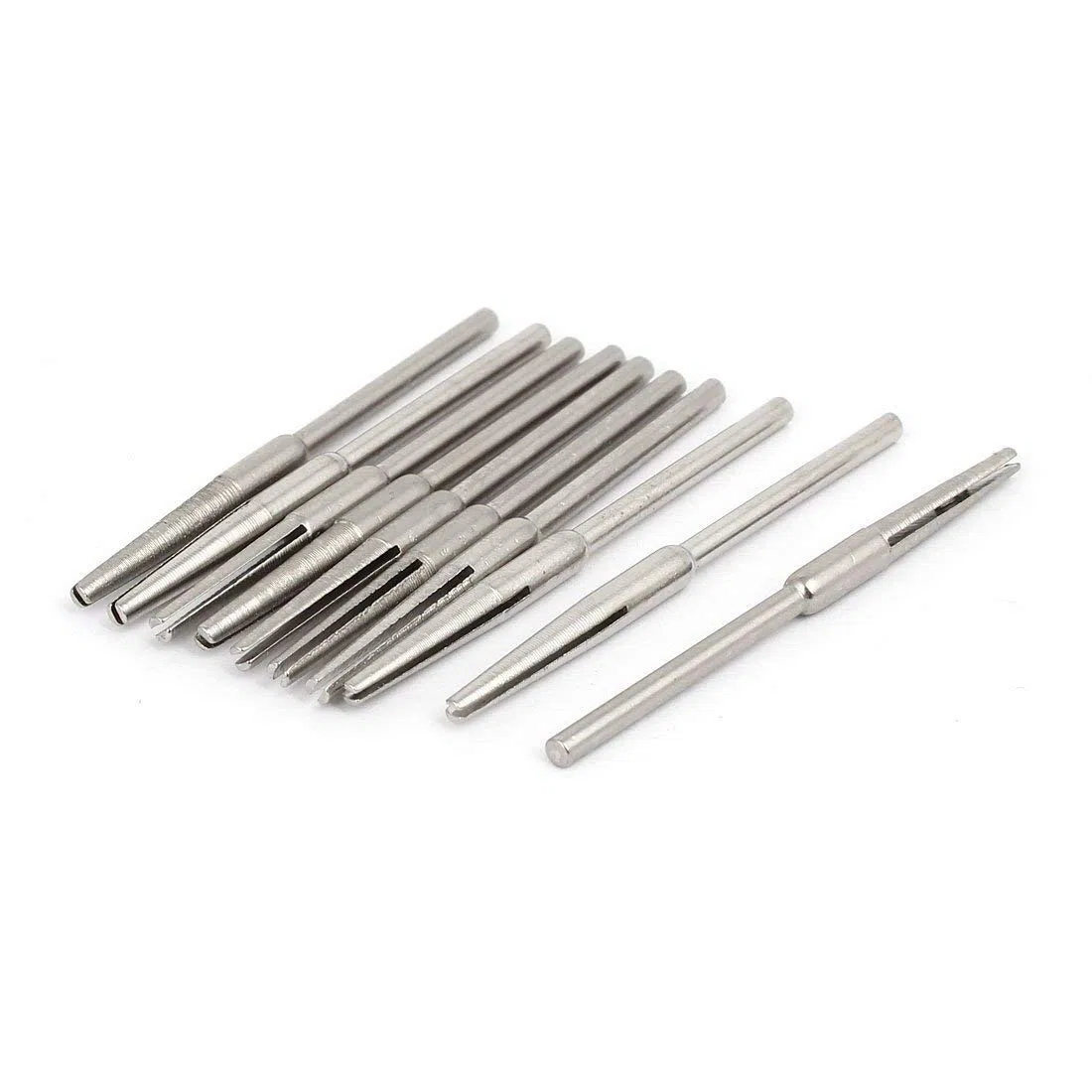 Mandrel Split Tapered Sandpaper Holder 2,35 mm Shank Dia 50 mm Largo 10 piezas