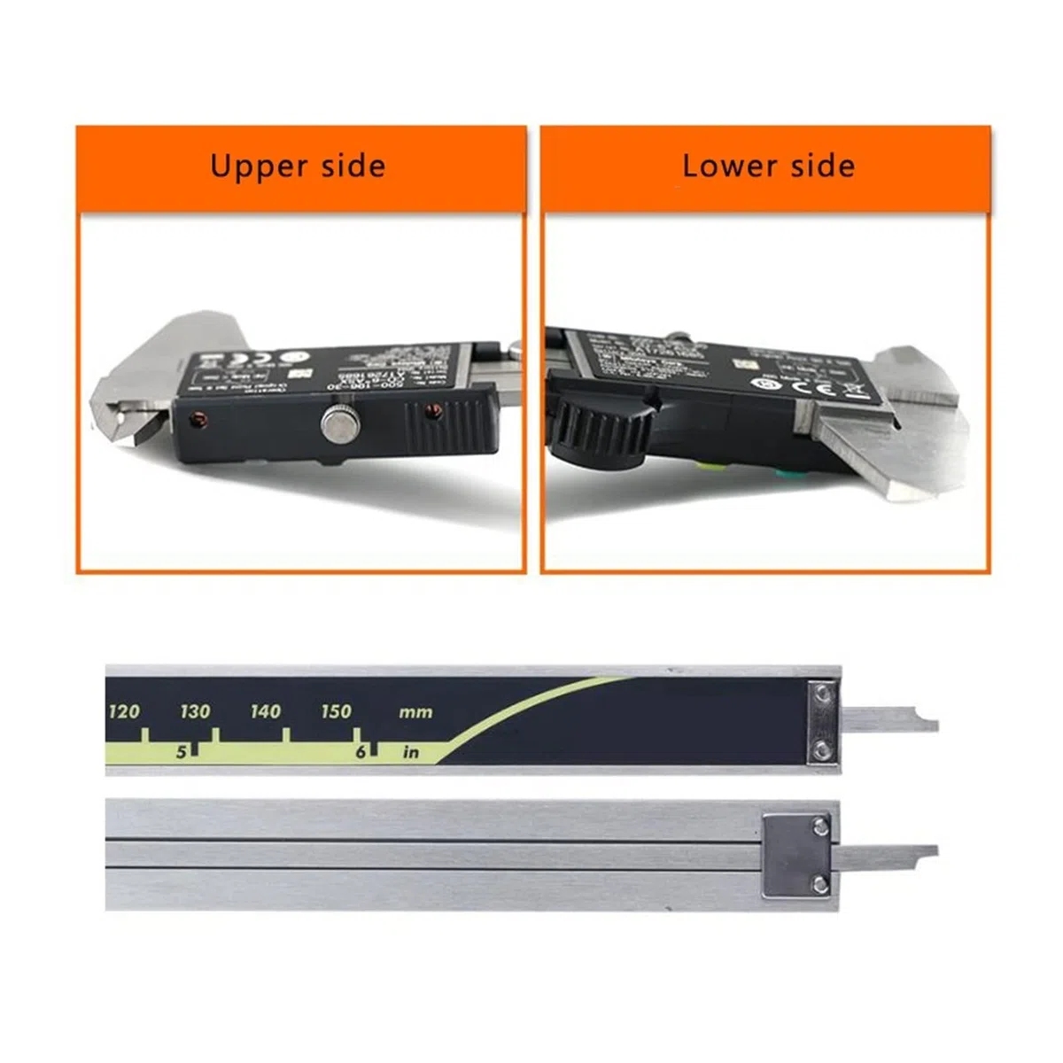 Micrómetro Digital, Calibradores digitales electrónicos 500-196-30/197-30/173 0-150/200/300mm/0,01mm calibre métrico/pulgadas micrómetro calibrador Vernier(500-196-30(0-150mm))