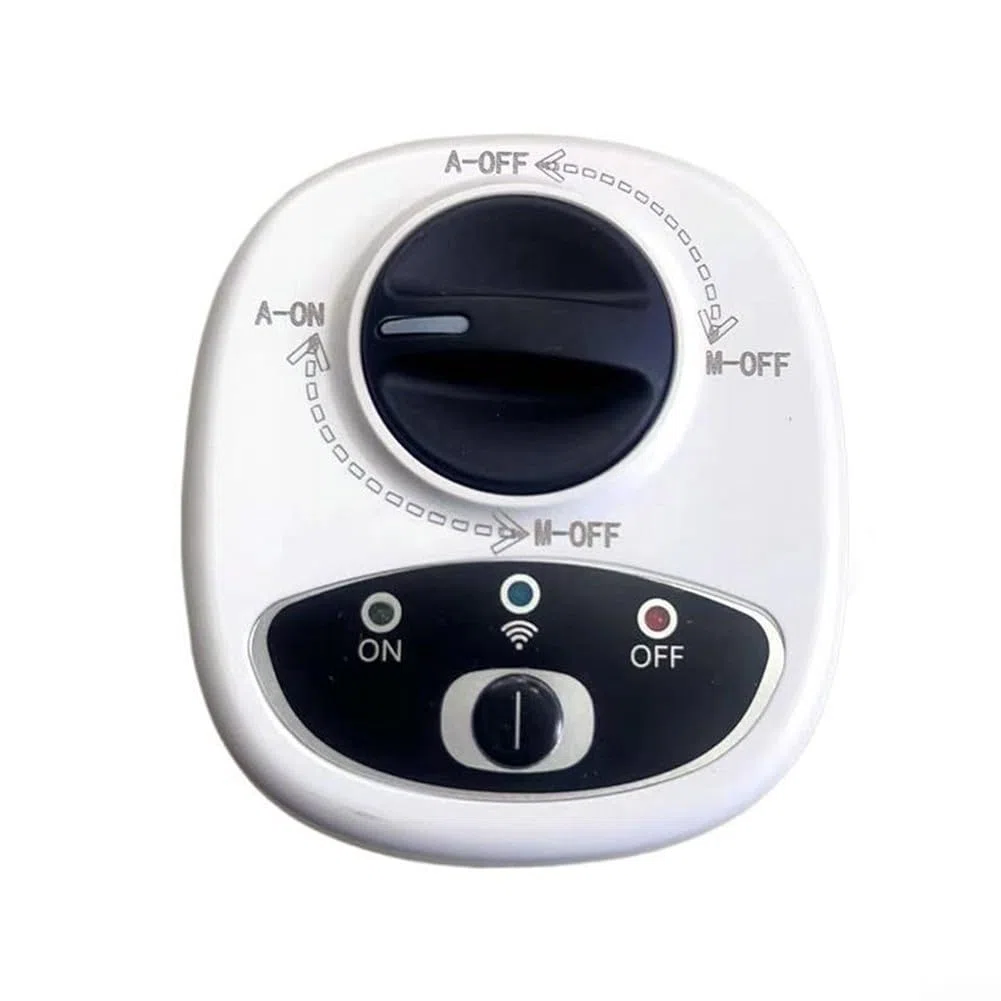 DAZZLEEX Válvula WiFi inteligente para apagado de agua y gas, temporizador y función de alarma, controles de aplicación, válvula de bola eléctrica inalámbrica (DN15)