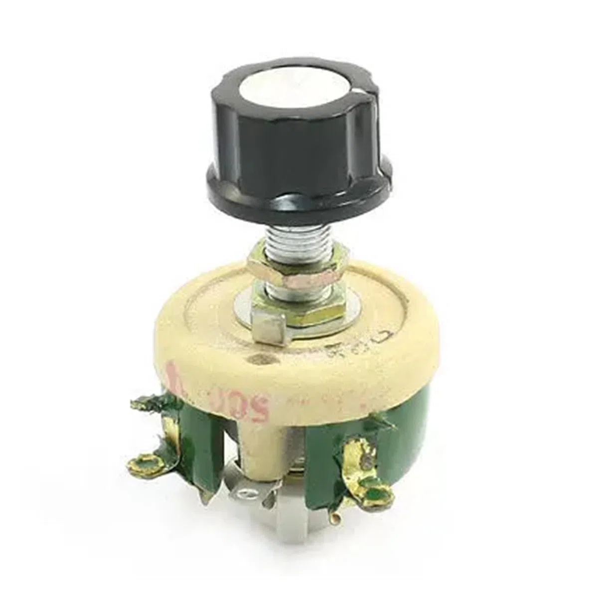 MUHM Potenciómetro cerámico bobinado Resistencia de reóstato Ajustable 25W 3k