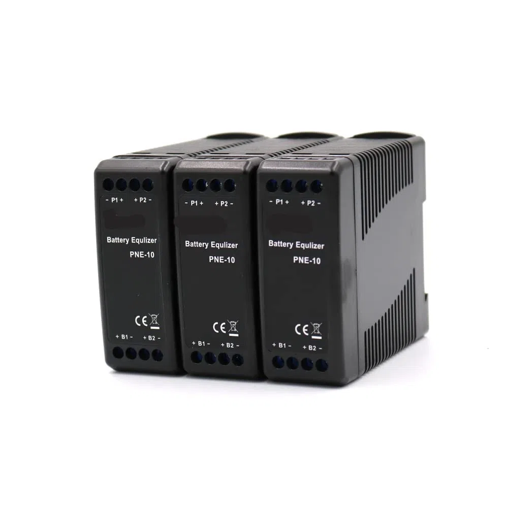 SolaMr Equilibrador de Voltaje de Bateria, Balanceador de Carga, Battery Equalizer de 12V/24V/48V/60V/72V/96V para Batería de Plomo Ácido/LiFePO4 y Litio para Sistemas de Carga Solar - PLC-10