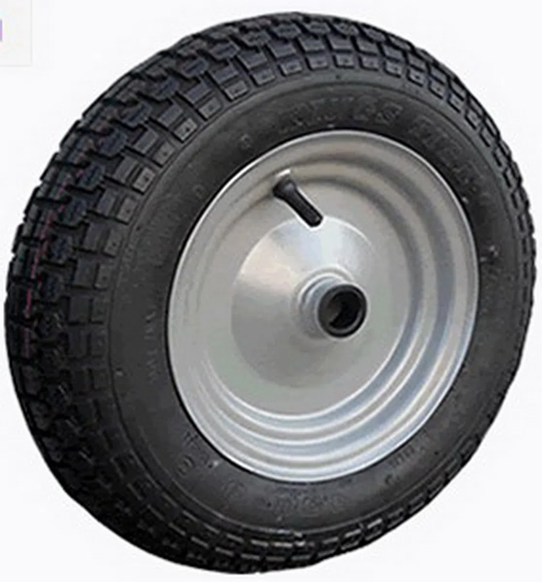 FERRETELIX Rueda neumatica para transpaleta obra compatible para transpaleta Alba TH-1500 385 mm x 90 mm