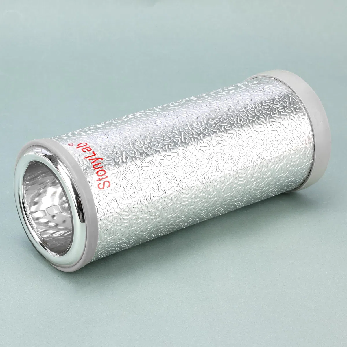 stonylab Frascos Dewar, Matraz Dewar de Vidrio Borosilicato de Forma Cilíndrica con Basa de Aluminio, Dewar Flask Profundidad Interior de 210 mm y Diámetro Interior de 70 mm para Laboratorio - 665 ml