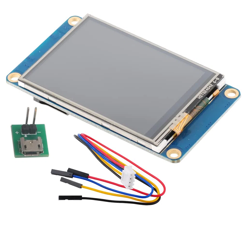 DIYmalls Nextion - Pantalla táctil resistiva HMI de 3,5 pulgadas, 5 V, TFT LCD, 480 x 320, para Arduino ESP32 (NX4832T035)