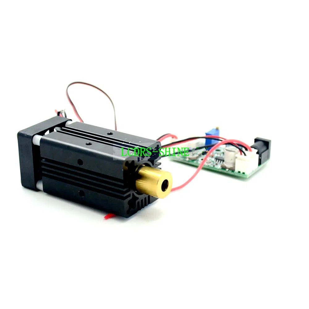Enfoque 50mw 650nm Módulo de Punto Láser de Diodos / 12v ttl/enfriamiento del ventilador/trabajo prolongado