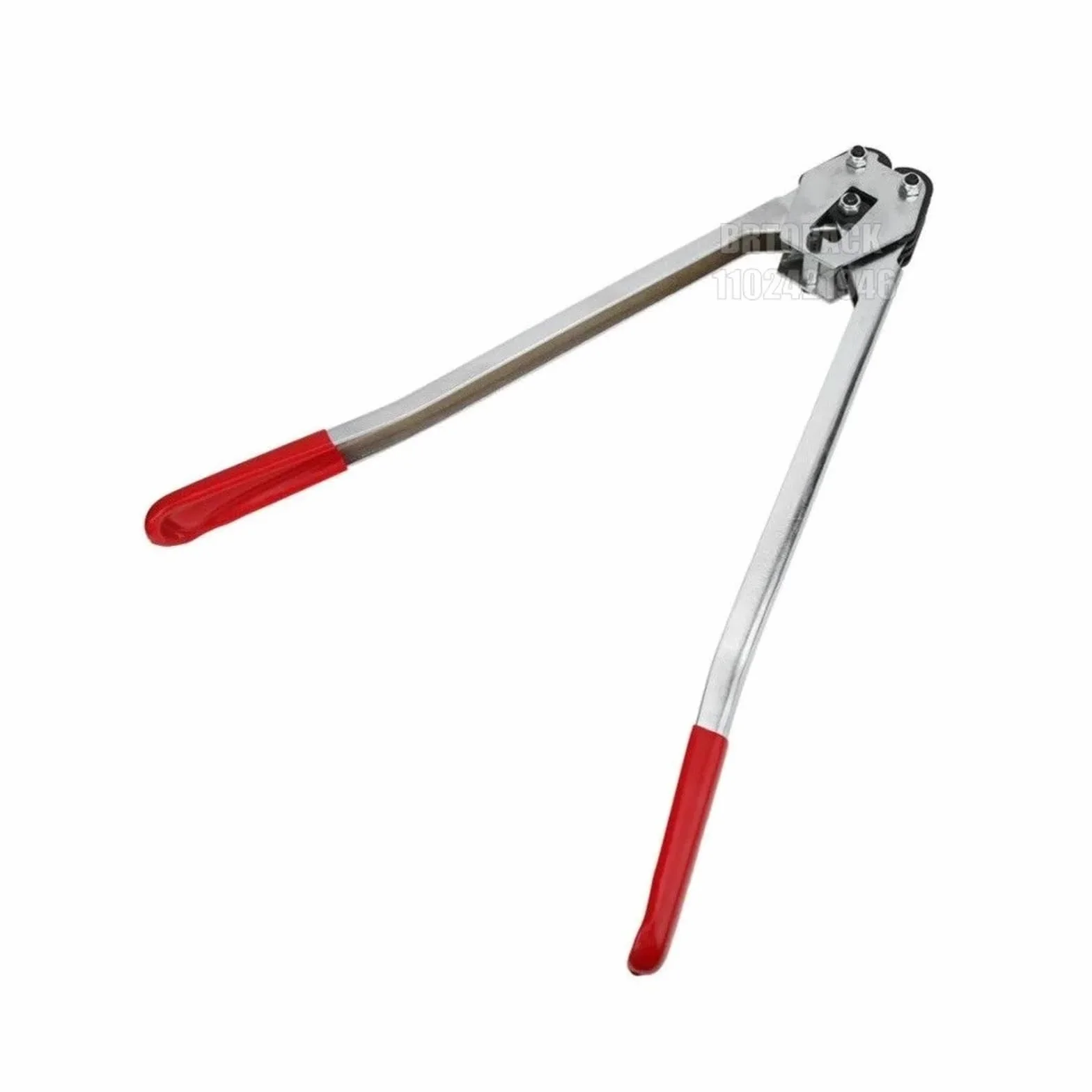 Flejadora manual for PP y PET, selladora, herramienta de engarzado, máquina embalaje envoltura (roja),De múltiples fines(19MM)