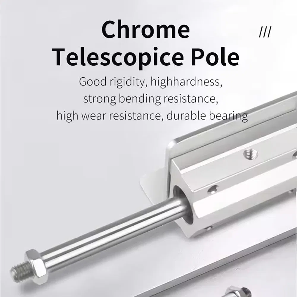 Actuador Lineal Pistón Alternativo,Actuador Lineal de Ciclo Alternativo,Motor telescópico Ajustable de Engranaje,12V Con Controlador Velocidad Carrera 3-15cm (95 golpes/min) para cribas vibratorias