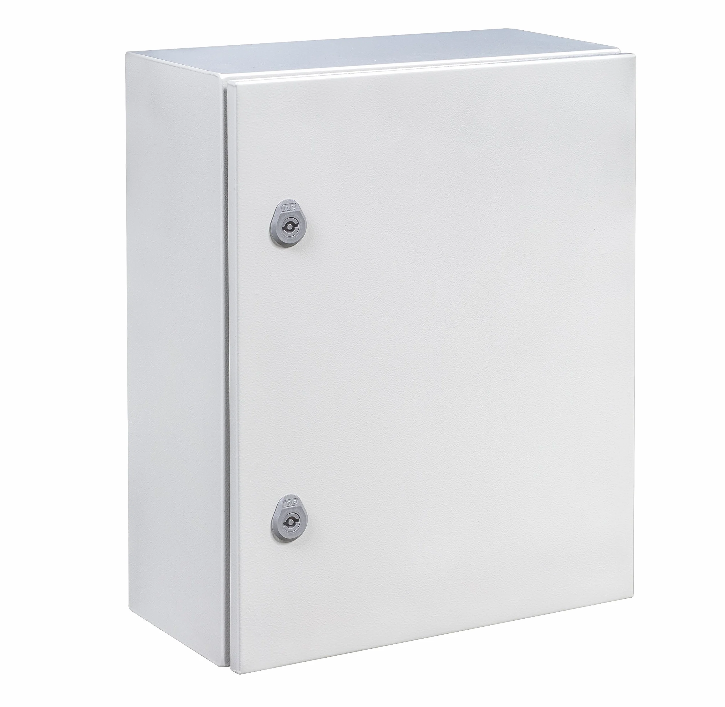IDE GN806025 Armarios Puerta Opaca con Placa, Gris, 800mm x 600mm x 250mm
