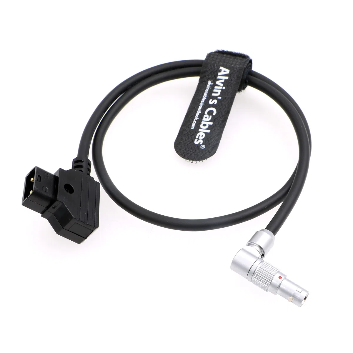 Alvin's Cables Zacuto Kameleon EVF - Cable Giratorio de 4 Pines Macho a Rosca D (45 cm)
