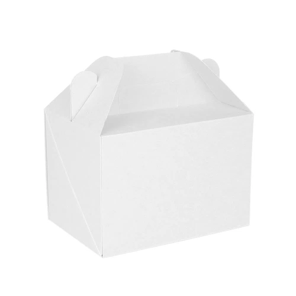 García de Pou - 100 unidades - Maletas De Comida Para Llevar 'Thepack' 230 G/M2 18X12X9 Cm Blanco Cartón Ondulado Nano-Micro