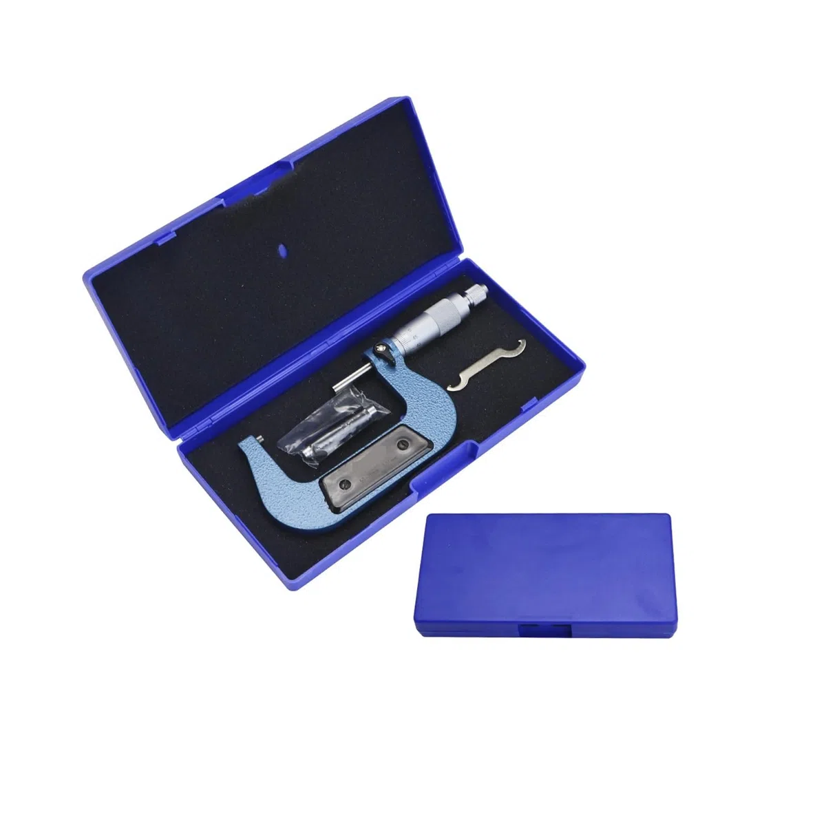 Micrómetro externo métrico, Micrómetro exterior analógico 0,01 mm ±0,005 Rangos múltiples(50-75mm)