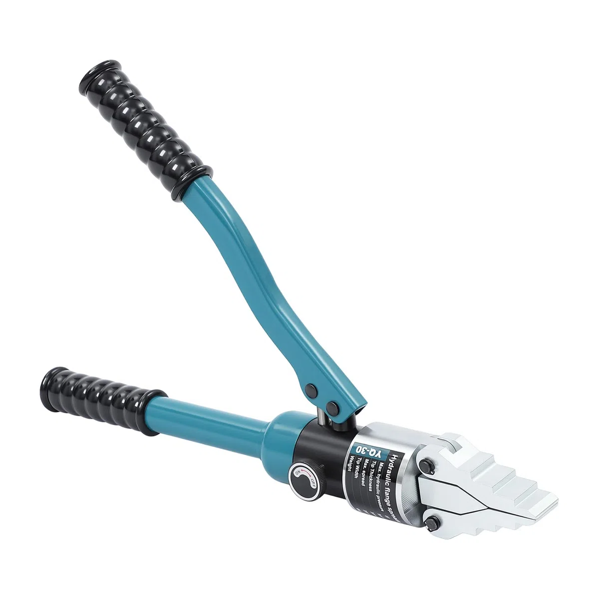 8T Separador hidráulico de brida hasta expansión 30MM, esparcidor de brida hidráulica con cilindro engrosado para mantenimiento de tubería de reemplazo de válvula de construcción (azul)